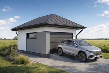  Projekt garażu Silverstone 1.0 (FIA1014) - projekt garażu parterowego - Zdjęcie 4