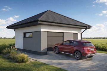  Projekt garażu Silverstone 1.5 (FIA1015) - projekt garażu parterowego - Zdjęcie 4