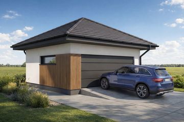  Projekt garażu Silverstone 2.0 (FIA1016) - projekt garażu parterowego - Zdjęcie 1