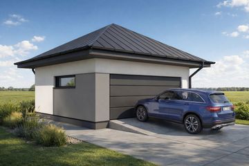  Projekt garażu Silverstone 2.0 (FIA1016) - projekt garażu parterowego - Zdjęcie 4