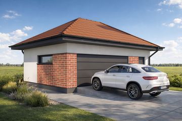  Projekt garażu Silverstone 2.5 (FIA1017) - projekt garażu parterowego - Zdjęcie 2