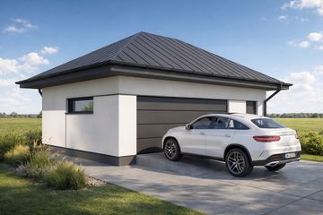  Projekt garażu Silverstone 2.5 (FIA1017) - projekt garażu parterowego - Zdjęcie 3