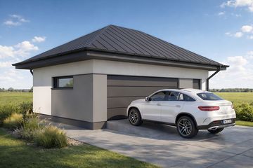  Projekt garażu Silverstone 2.5 (FIA1017) - projekt garażu parterowego - Zdjęcie 4