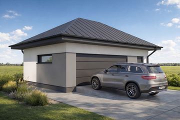  Projekt garażu Silverstone 2.5+1 (FIA1018) - projekt garażu parterowego - Zdjęcie 4