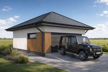  Projekt garażu Silverstone 2.0+1 (FIA1019) - projekt garażu parterowego - Zdjęcie 1