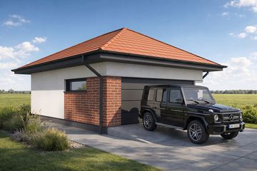  Projekt garażu Silverstone 2.0+1 (FIA1019) - projekt garażu parterowego - Zdjęcie 2