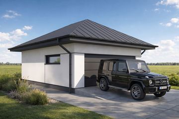  Projekt garażu Silverstone 2.0+1 (FIA1019) - projekt garażu parterowego - Zdjęcie 3