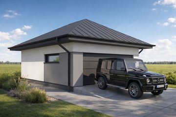  Projekt garażu Silverstone 2.0+1 (FIA1019) - projekt garażu parterowego - Zdjęcie 4