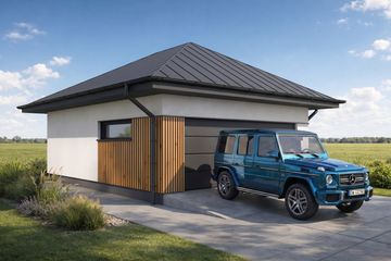  Projekt garażu Silverstone 2.0+2 (FIA1020) - projekt garażu parterowego - Zdjęcie 1