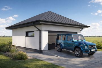  Projekt garażu Silverstone 2.0+2 (FIA1020) - projekt garażu parterowego - Zdjęcie 3