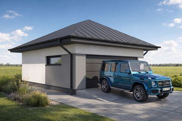  Projekt garażu Silverstone 2.0+2 (FIA1020) - projekt garażu parterowego - Zdjęcie 4