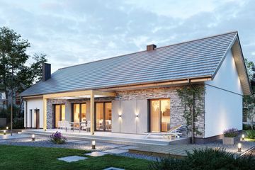  Projekt domu Domena 169 A (WRW1436) - projekt domu parterowego - Zdjęcie 2