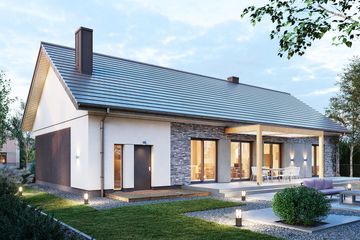  Projekt domu Domena 169 A (WRW1436) - projekt domu parterowego - Zdjęcie 4