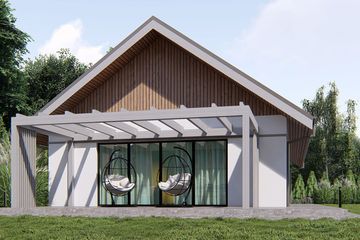  Projekt domu uA289v3 (WCB1618) - projekt domu parterowego - Zdjęcie 3