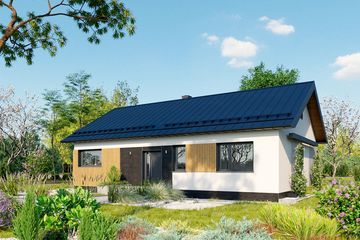  Projekt domu Janek Nano (1971) (KRD3104) - projekt domu parterowego - Zdjęcie 3