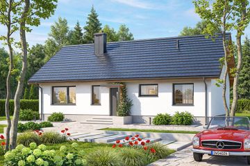  Projekt domu Bambino plus (WOF1286) - projekt domu parterowego - Zdjęcie 2