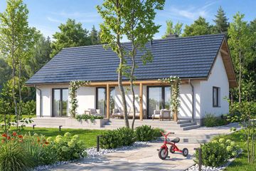  Projekt domu Bambino plus (WOF1286) - projekt domu parterowego - Zdjęcie 3