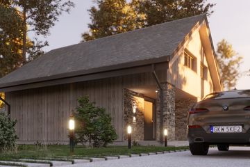  Projekt domu Nanna (BBI1024) - projekt domu parterowego z poddaszem - Zdjęcie 1