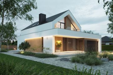  Projekt domu NewHouse 749 G2 (KRZ1161) - projekt domu parterowego z poddaszem - Zdjęcie 1