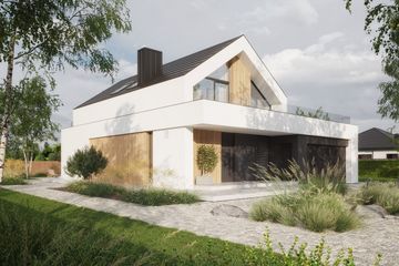  Projekt domu NewHouse 749 G2 (KRZ1161) - projekt domu parterowego z poddaszem - Zdjęcie 2