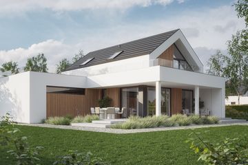  Projekt domu NewHouse 749 G2 (KRZ1161) - projekt domu parterowego z poddaszem - Zdjęcie 10