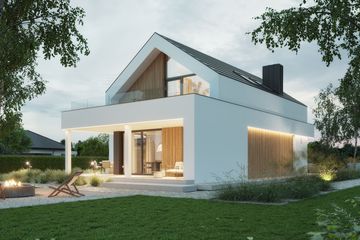  Projekt domu NewHouse 749 G2 (KRZ1161) - projekt domu parterowego z poddaszem - Zdjęcie 13