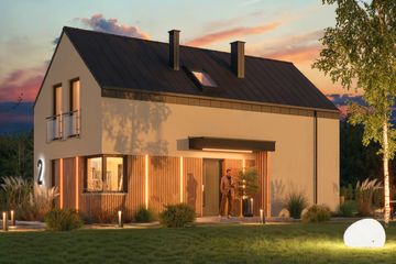  Projekt domu Nastka 2 (WOE1223) - projekt domu parterowego z poddaszem - Zdjęcie 7