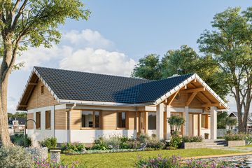  Projekt domu Lilak (418) (KRD1136) - projekt domu parterowego - Zdjęcie 4