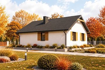 Projekt domu Planujdom 006 - parterowy dom o powierzchni 73,27 m², dach dwuspadowy - ujęcie 5