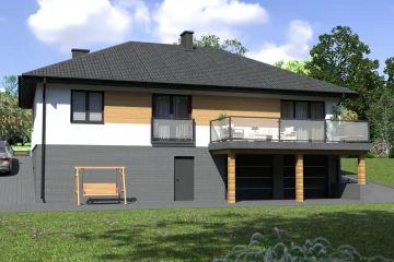Projekt domu Planujdom 010 ver2 - parterowy dom o powierzchni 234,31 m², dach kopertowy - ujęcie 6