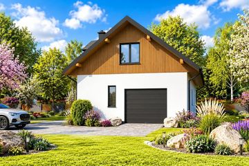 Projekt domu Planujdom 016 - parterowy dom o powierzchni 60,05 m², dach dwuspadowy - ujęcie 6