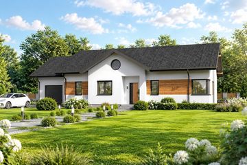 Projekt domu Planujdom 032 - parterowy dom o powierzchni 116,24 m², dach dwuspadowy - ujęcie 5
