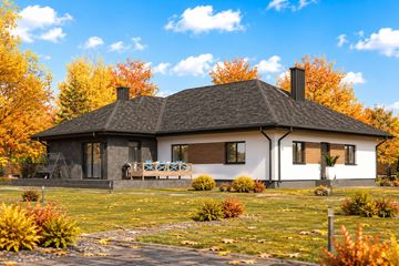 Projekt domu Planujdom 046 - parterowy dom o powierzchni 164,42 m², dach kopertowy - ujęcie 5