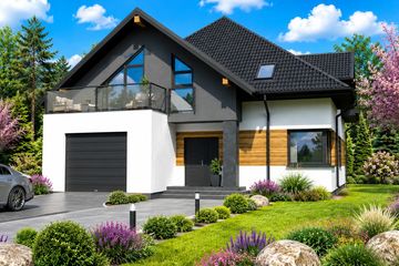 Projekt domu Planujdom 052 - parterowy z poddaszem dom o powierzchni 223,78 m², dach namiotowy - ujęcie 5