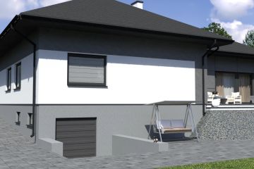Projekt domu Planujdom 086 - parterowy dom o powierzchni 267,43 m², dach wielospadowy - ujęcie 6