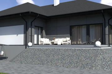 Projekt domu Planujdom 086 - parterowy dom o powierzchni 267,43 m², dach wielospadowy - ujęcie 7