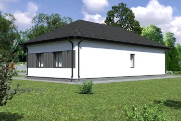 Projekt domu Planujdom 110 - parterowy dom o powierzchni 94,90 m², dach kopertowy - ujęcie 5