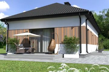 Projekt domu Planujdom 110 - parterowy dom o powierzchni 94,90 m², dach kopertowy - ujęcie 10