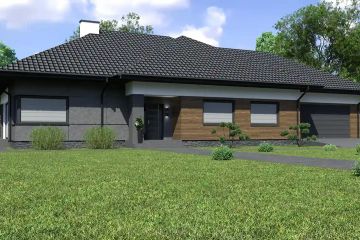 Projekt domu Planujdom 130 - parterowy dom o powierzchni 174,98 m², dach wielospadowy - ujęcie 5