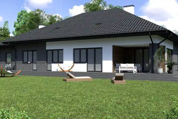 Projekt domu Planujdom 130 - parterowy dom o powierzchni 174,98 m², dach wielospadowy - ujęcie 6