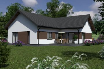 Projekt domu Planujdom 140 - parterowy dom o powierzchni 131,12 m², dach wielospadowy - ujęcie 5