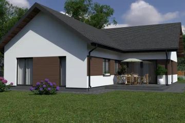Projekt domu Planujdom 140 - parterowy dom o powierzchni 131,12 m², dach wielospadowy - ujęcie 7
