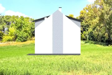 Projekt domu Planujdom 149 - parterowy z poddaszem dom o powierzchni 103,27 m², dach dwuspadowy - ujęcie 6