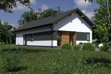  Projekt domu Planujdom 150 (ABP1027) - projekt domu parterowego - Zdjęcie 1