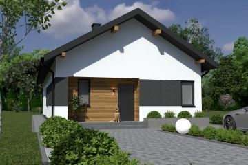  Projekt domu Planujdom 150 (ABP1027) - projekt domu parterowego - Zdjęcie 5