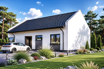 Projekt domu Planujdom 155 - parterowy dom o powierzchni 131,53 m², dach dwuspadowy - ujęcie 6