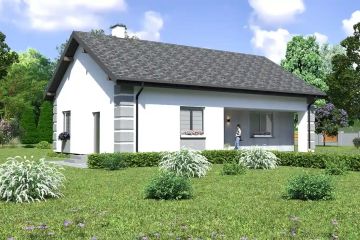  Projekt domu Planujdom 162 (ABP1032) - projekt domu parterowego - Zdjęcie 1