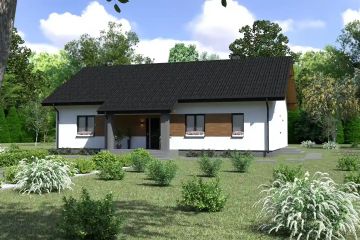  Projekt domu Planujdom 166 (ABP1030) - projekt domu parterowego - Zdjęcie 5