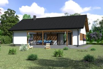  Projekt domu Planujdom 166 (ABP1030) - projekt domu parterowego - Zdjęcie 6