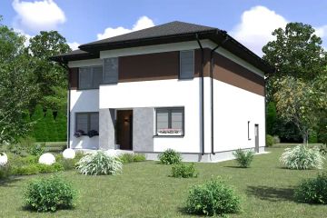  Projekt domu Planujdom 168 (ABP1026) - projekt domu z pełnym piętrem - Zdjęcie 2